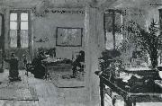 Edouard Vuillard The Room Sweden oil painting artist